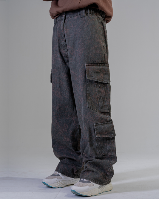 PANTALON CARGO BAGGY [KAKI]