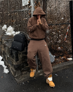 TENUE HOODIE + BAGGY JOGGER MOCHA thumbnail