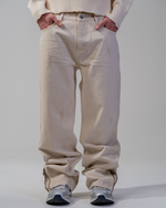 JEAN FLARE FIT ZIPPÉ [BEIGE] thumbnail