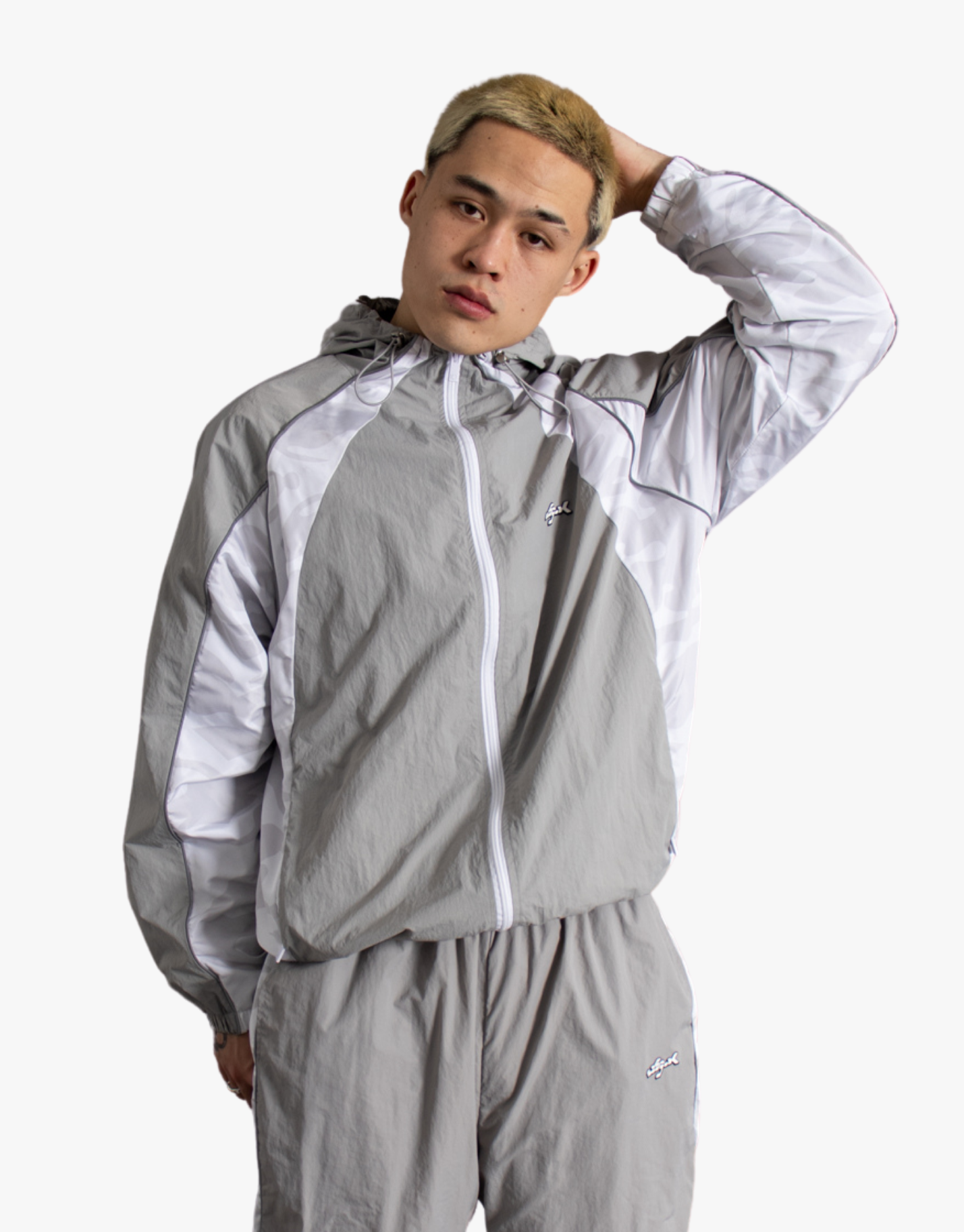 VESTE NYLON [GRIS]