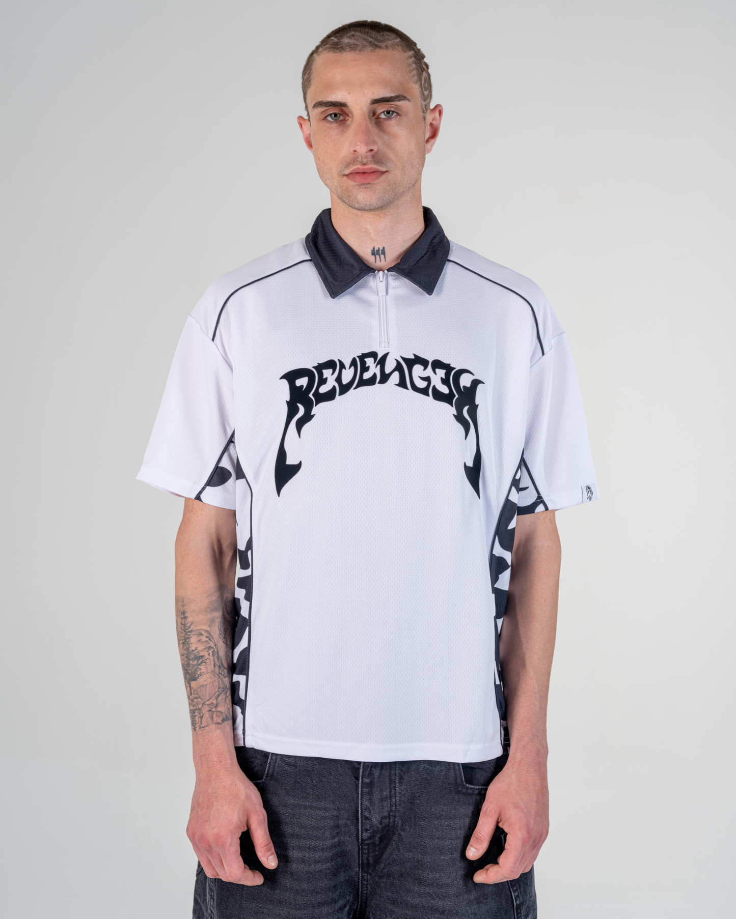 CAMO-STRICKPOLO [SCHWARZ]
