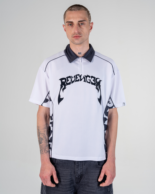 POLO CAMO EN MAILLE [NOIR]
