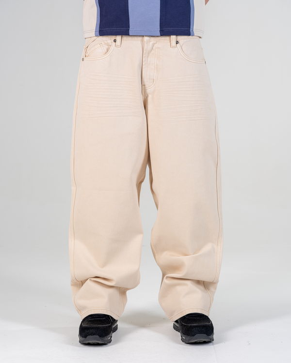 JEAN BAGGY FIT [BEIGE]