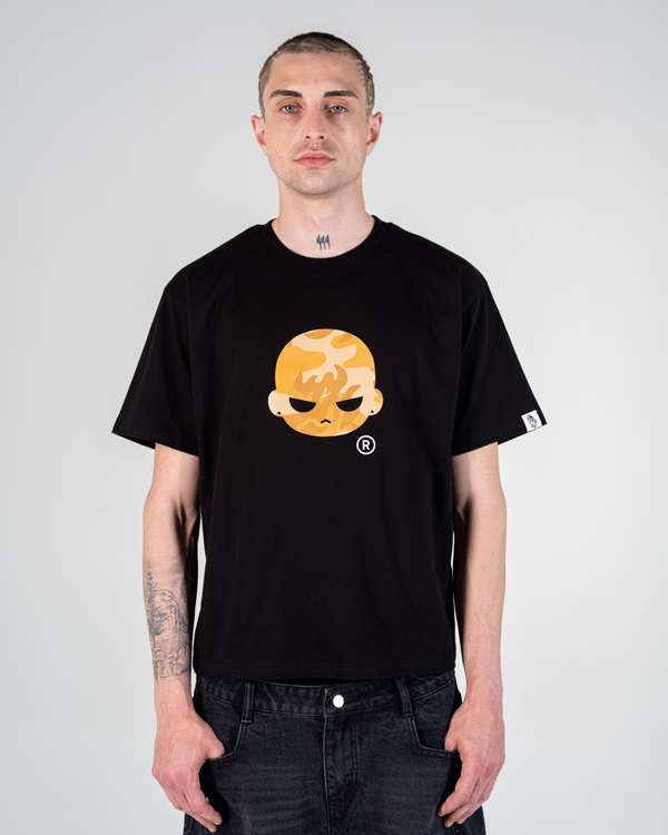 T-SHIRT HEAD CAMO [ORANGE]