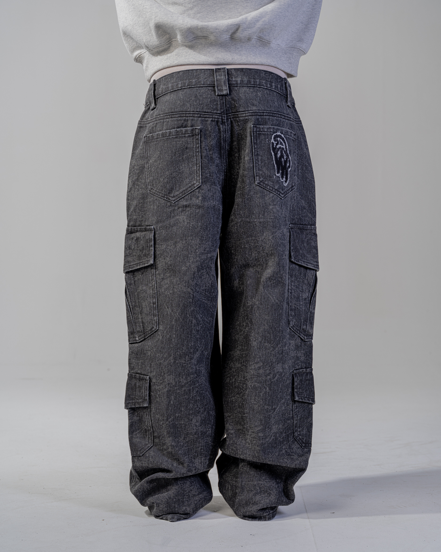 PANTALON CARGO BAGGY [NOIR]