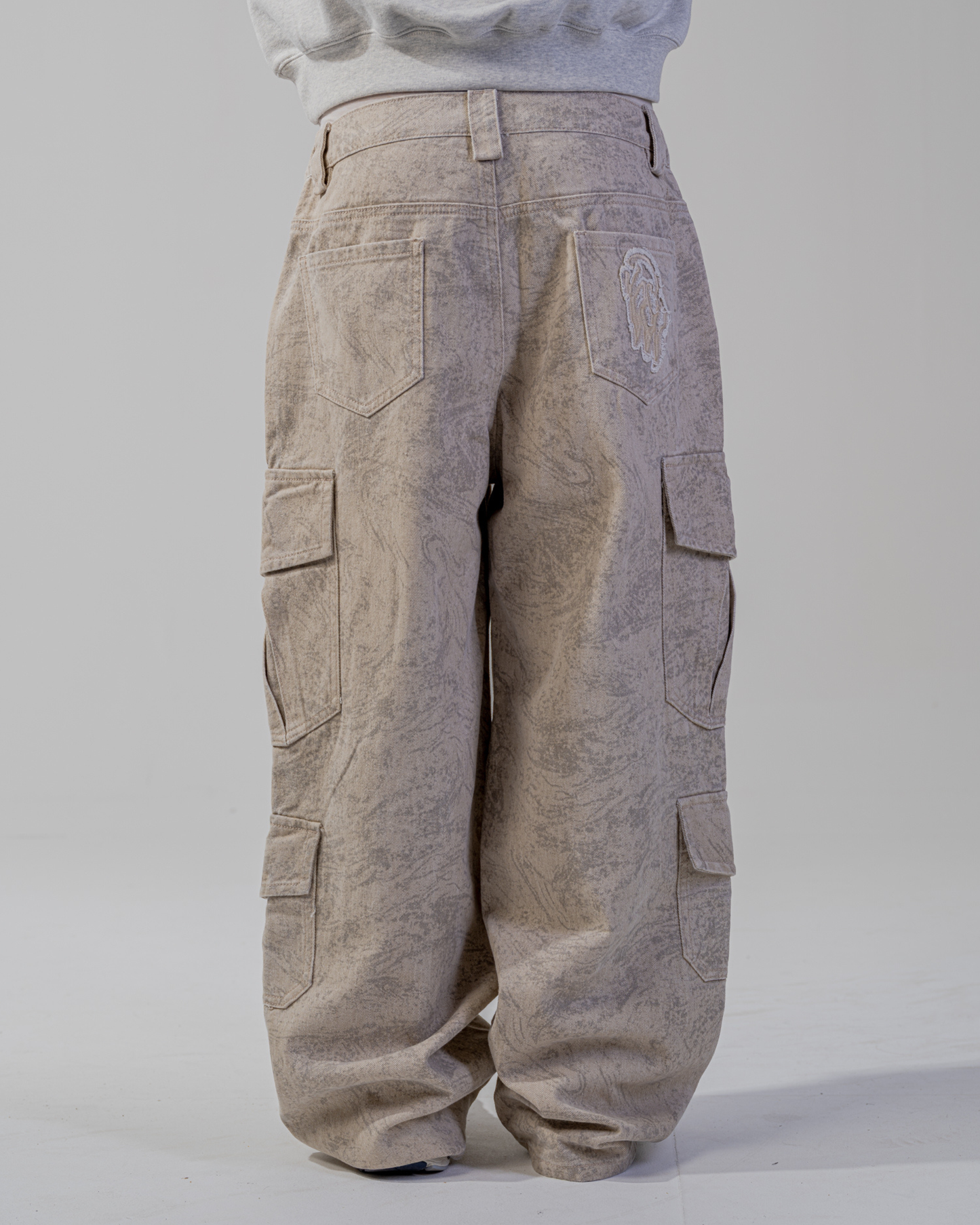 PANTALON CARGO BAGGY [BEIGE]