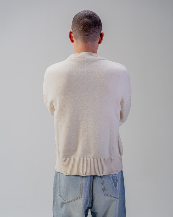 PULL EN MAILLE [BEIGE]