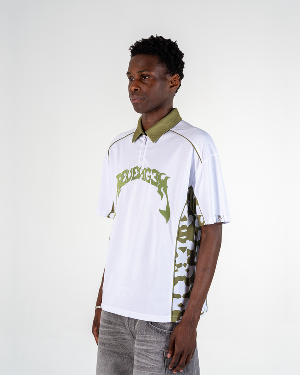 POLO CAMO EN MAILLE [VERT]