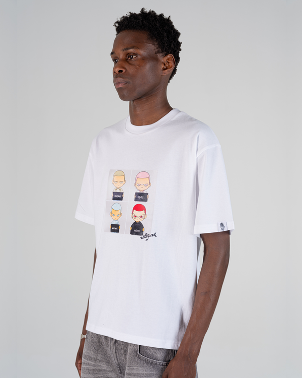 T-SHIRT MUGSHOT [BLANC]