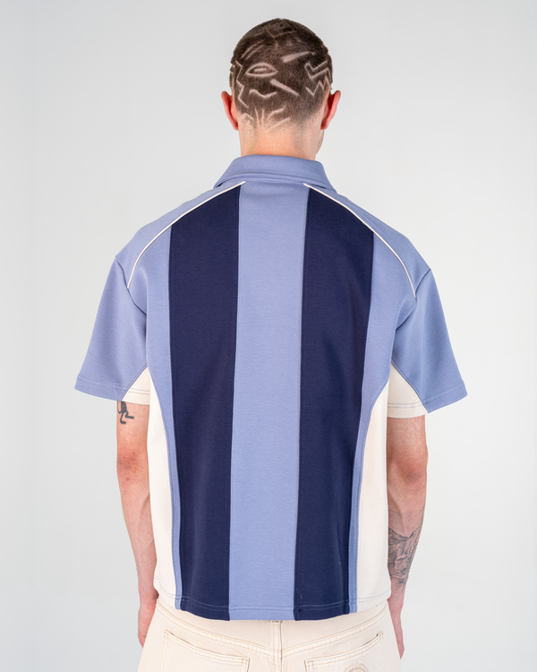 POLO PATCHWORK [BLEU]