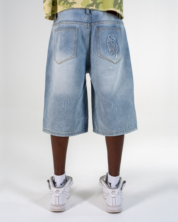 BAGGY JORTS [BLEU]