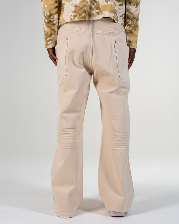 JEAN BAGGY FLARE [BEIGE]