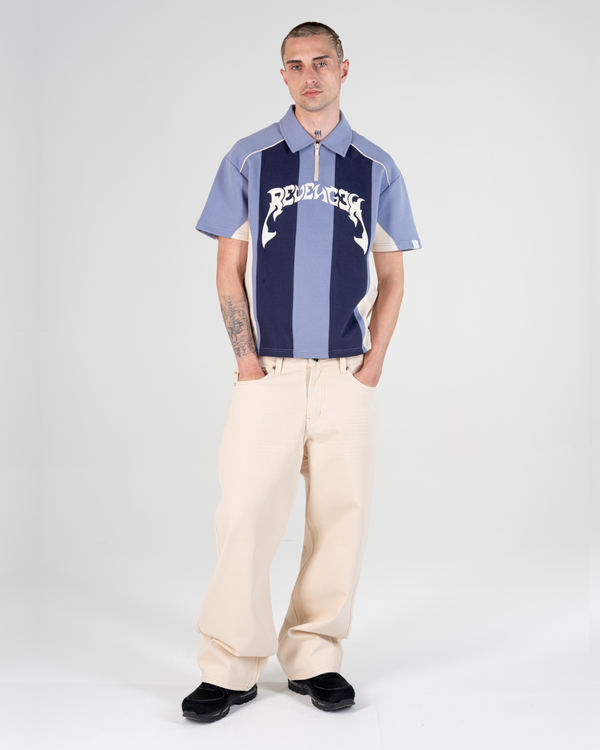 POLO PATCHWORK [BLEU]
