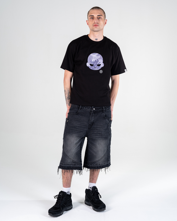 T-SHIRT HEAD CAMO [GRIS]