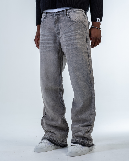 JEAN FLARE FIT [GRIS]