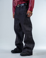 JEAN RAW FLARE BAGGY FIT [NOIR] thumbnail