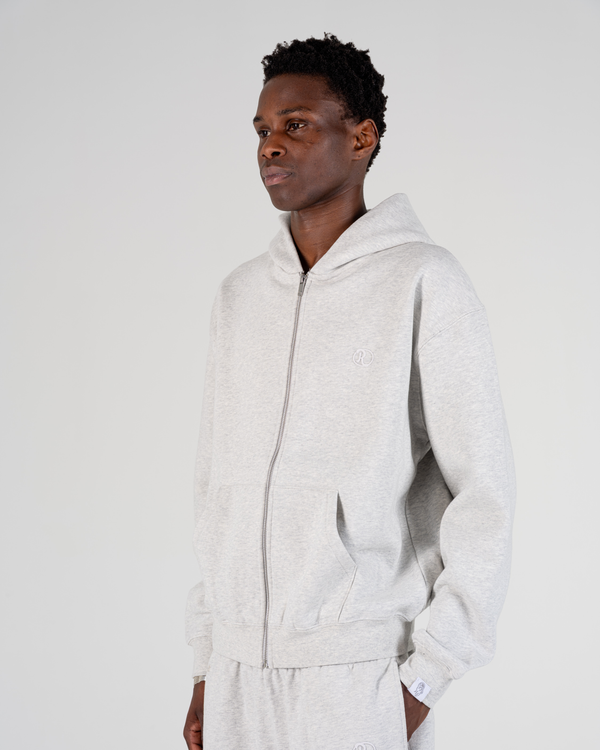 SWEAT ZIPPÉ [GRIS]