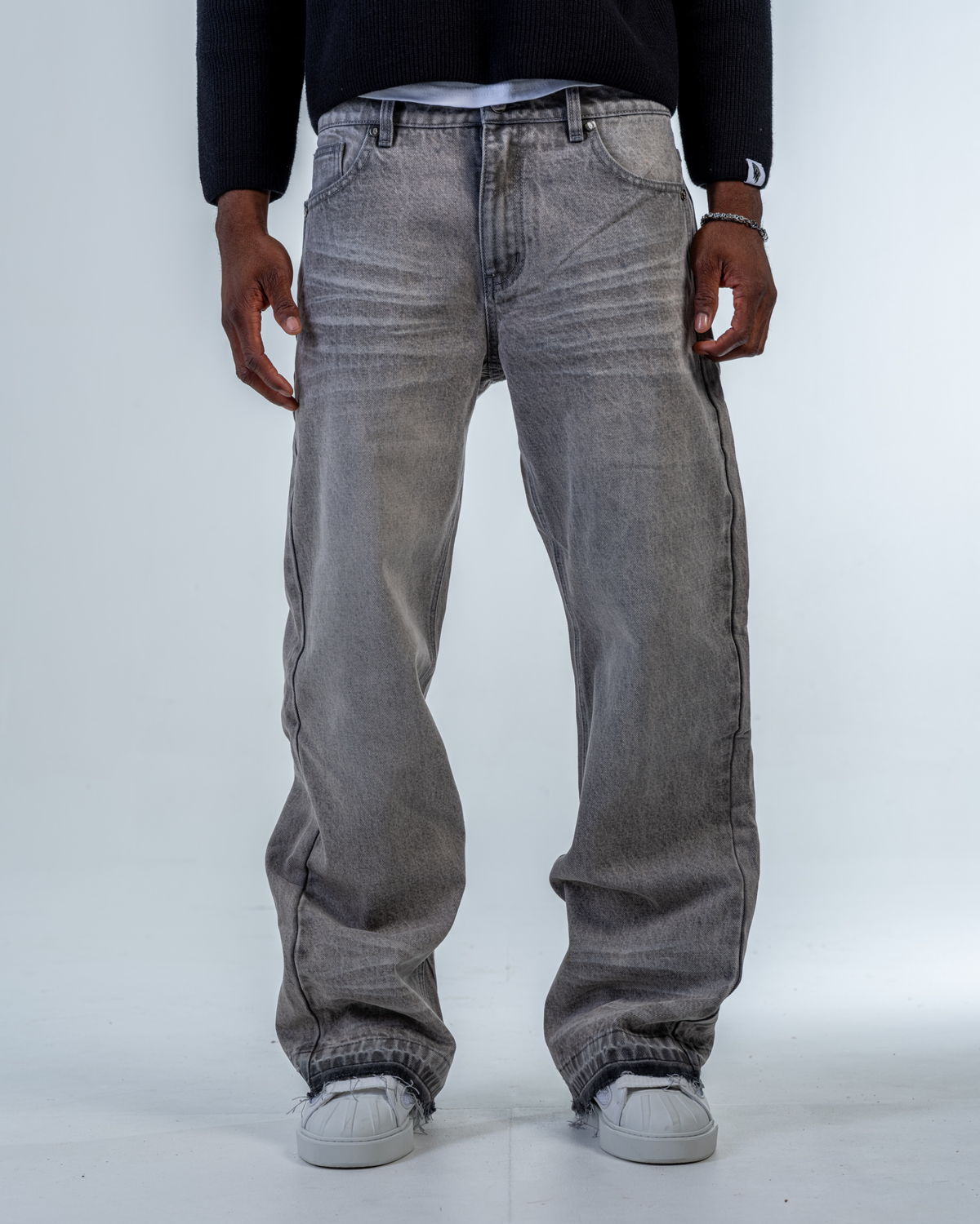 JEAN FLARE FIT [GRIS]
