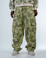 PANTALON CARGO CAMO [MILITARY GREEN] thumbnail