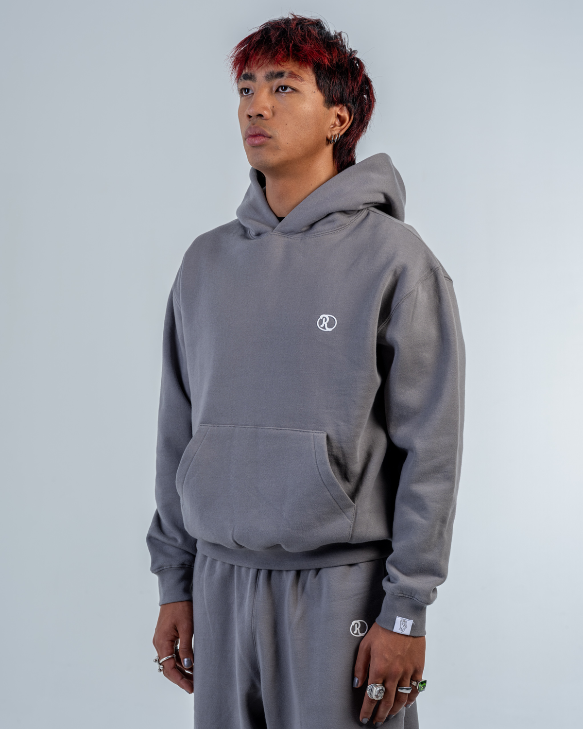 HOODIE [STONE GREY]