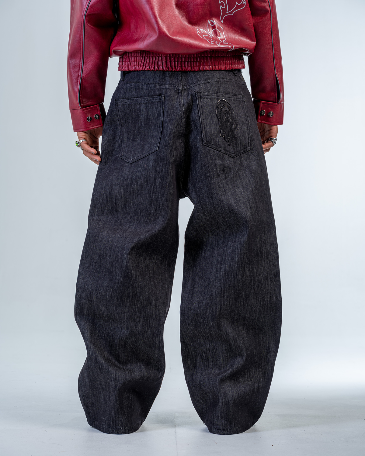 JEAN RAW FLARE BAGGY FIT [NOIR]