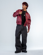 JEAN RAW FLARE BAGGY FIT [NOIR] thumbnail