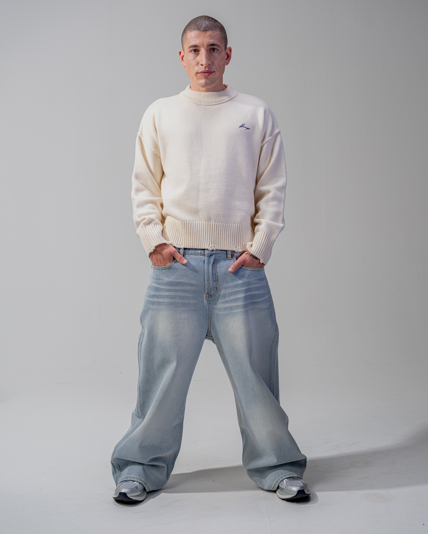 PULL EN MAILLE [BEIGE]