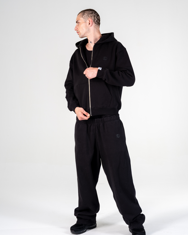 SWEAT ZIPPÉ [NOIR]