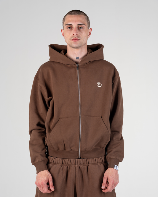 SWEAT ZIPPÉ [MOCHA]