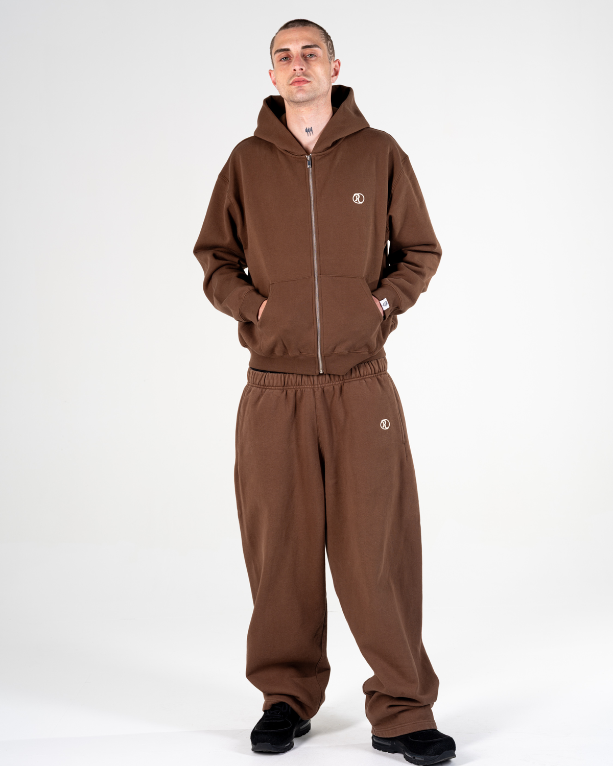 SWEAT ZIPPÉ [MOCHA]