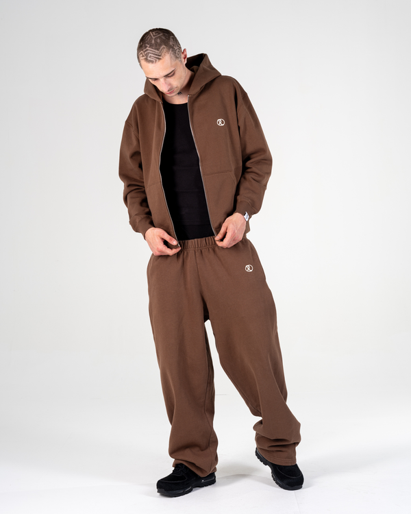 SWEAT ZIPPÉ [MOCHA]