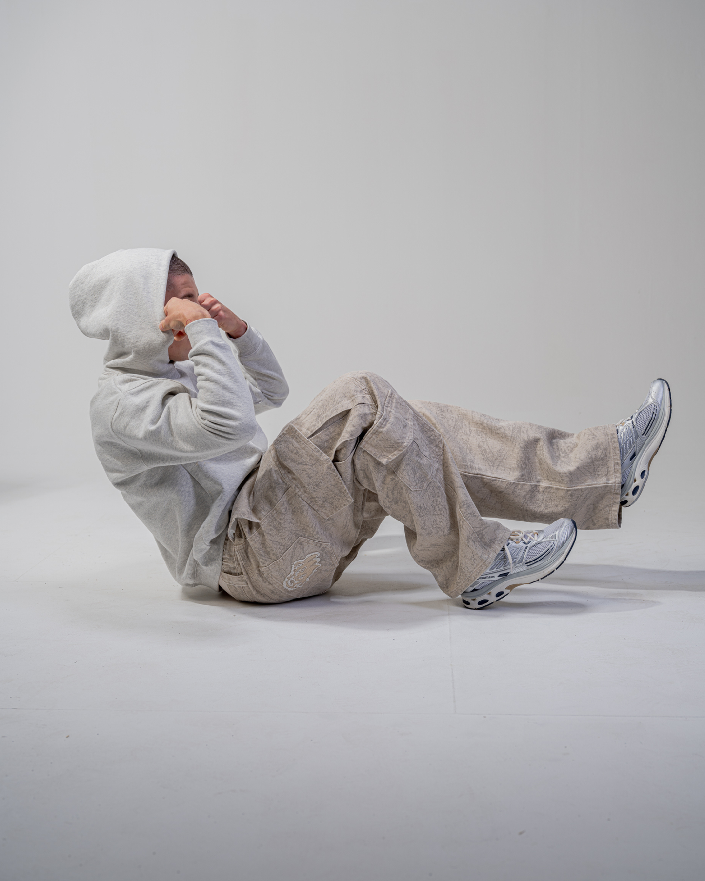 PANTALON CARGO BAGGY [BEIGE]