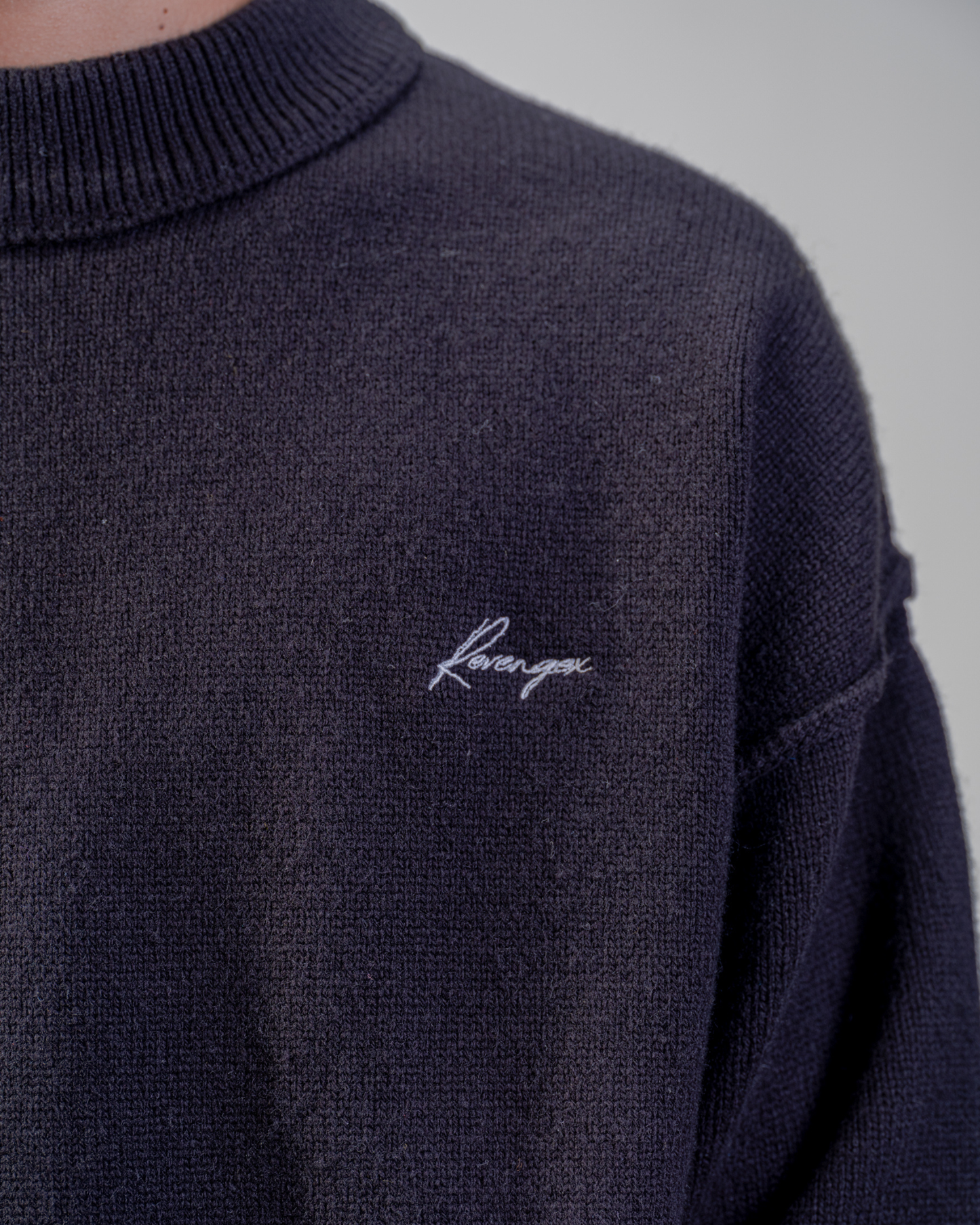 PULL EN MAILLE [NOIR]