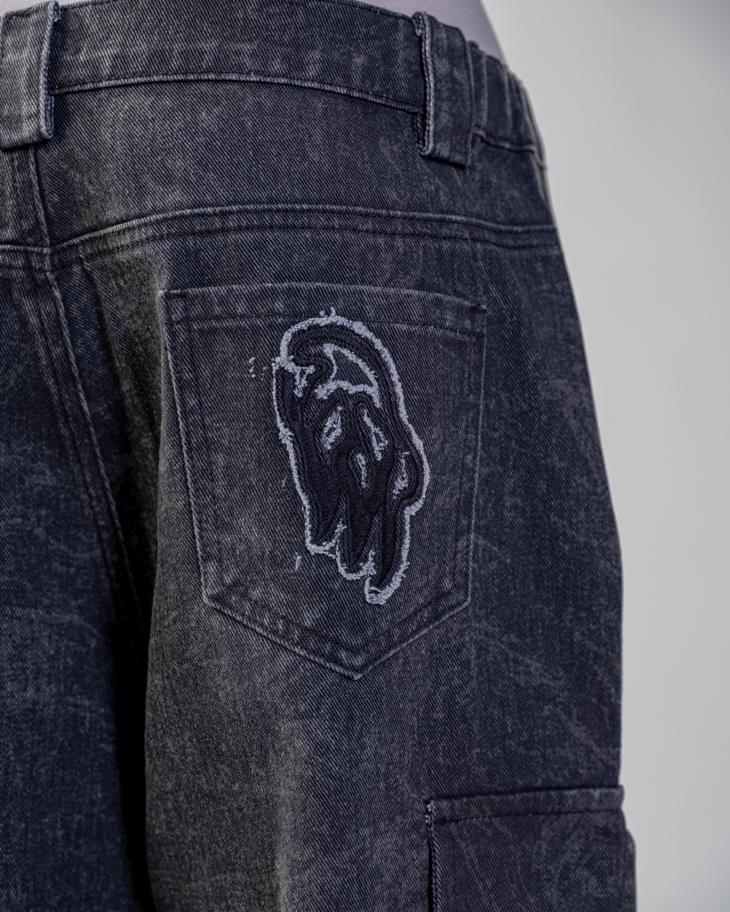 PANTALON CARGO BAGGY [NOIR]