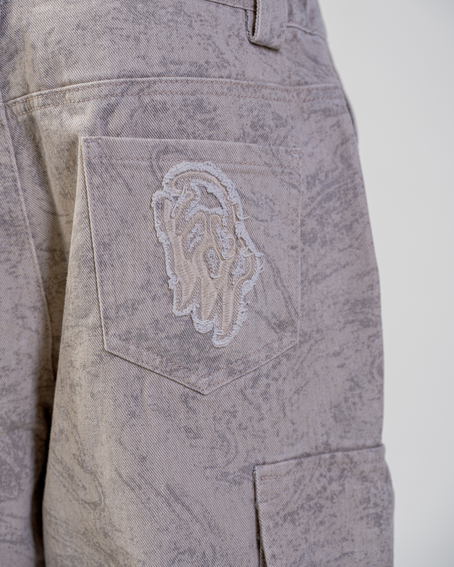 PANTALON CARGO BAGGY [BEIGE]