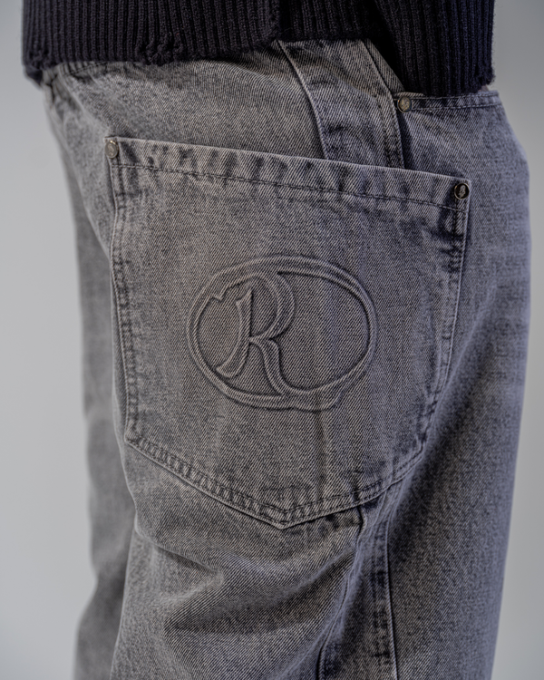 JEAN BAGGY FLARE [GRIS]