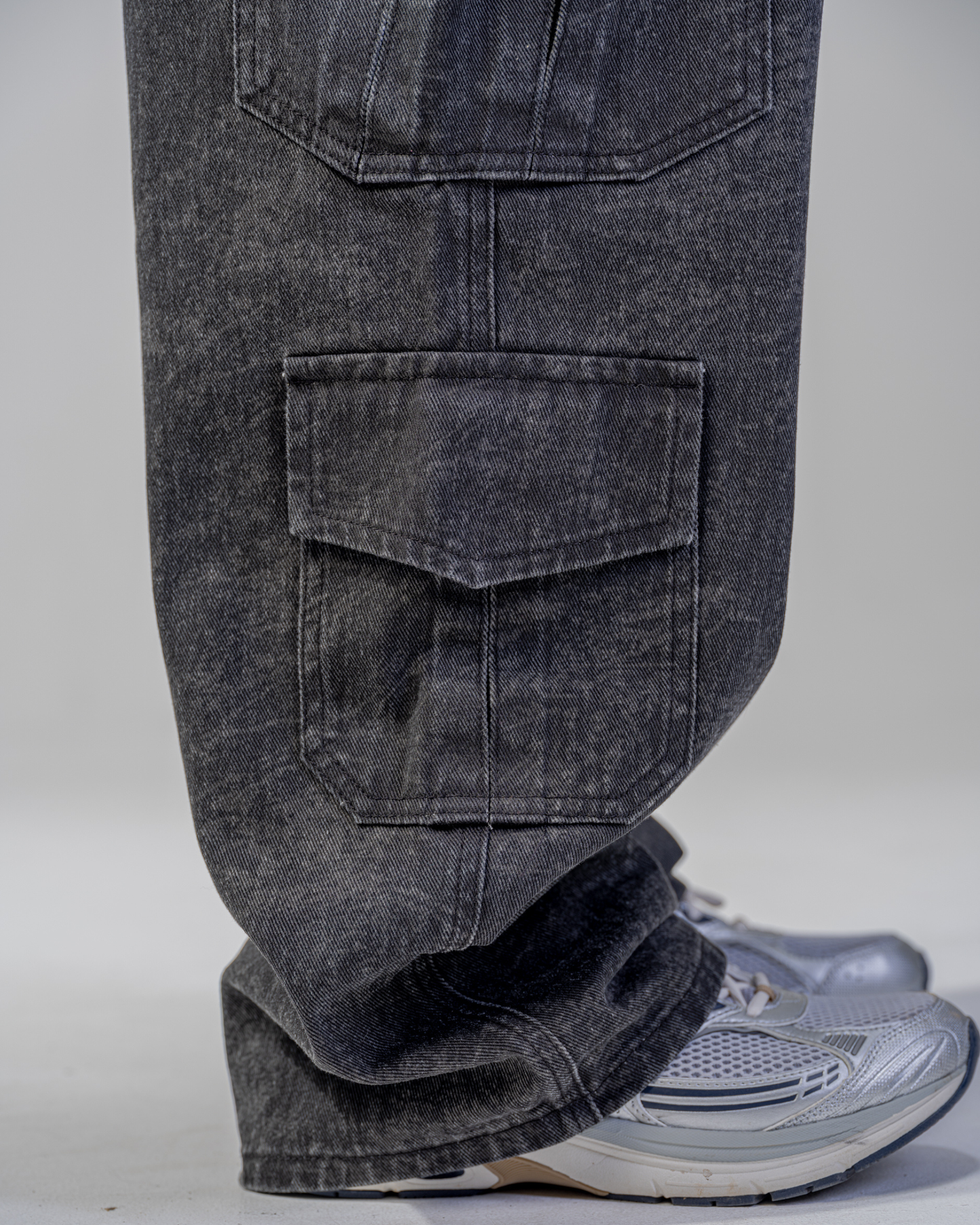 PANTALON CARGO BAGGY [NOIR]