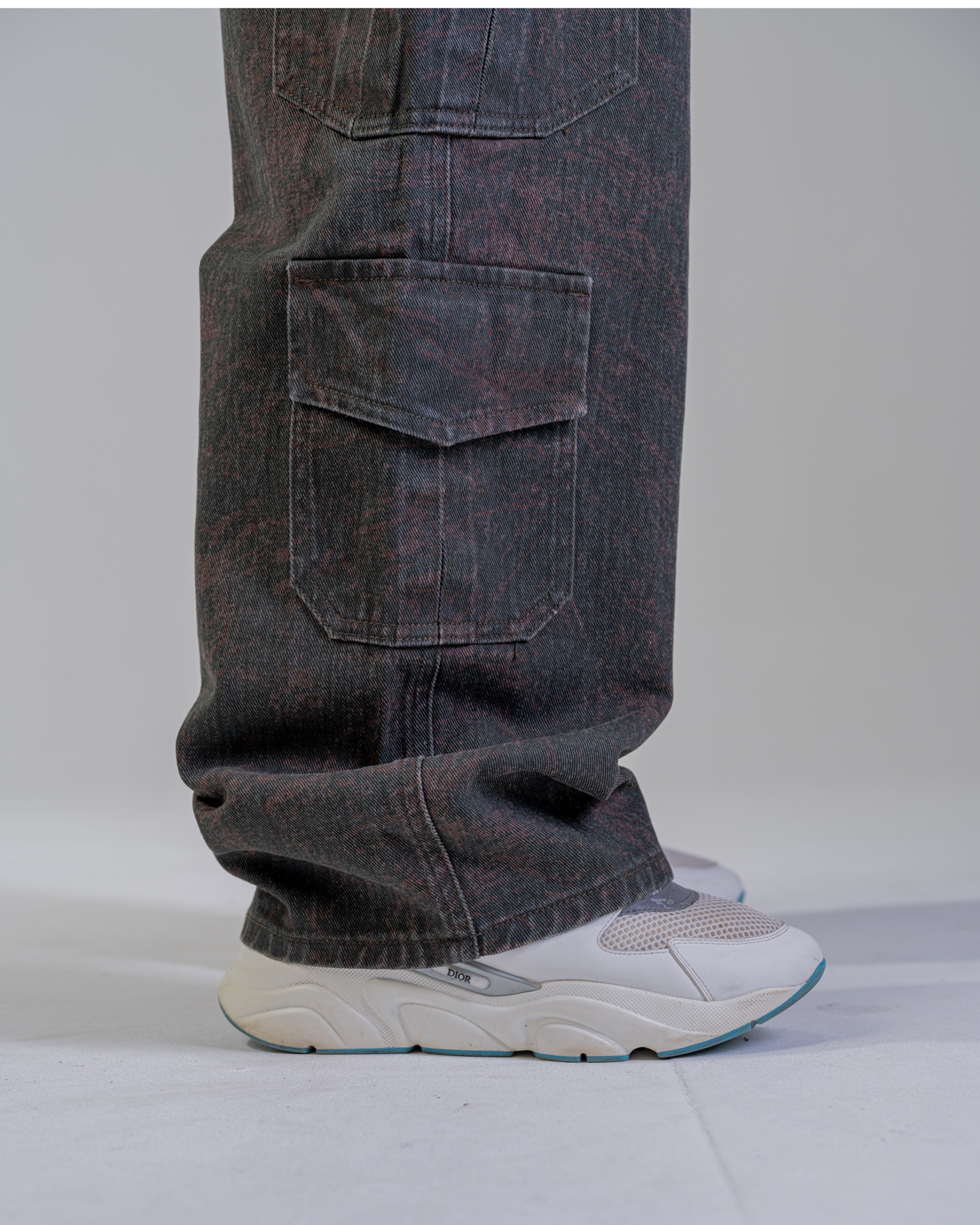 PANTALON CARGO BAGGY [KAKI]