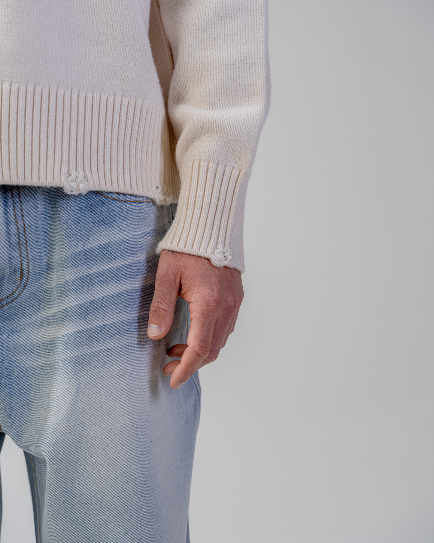 PULL EN MAILLE [BEIGE]