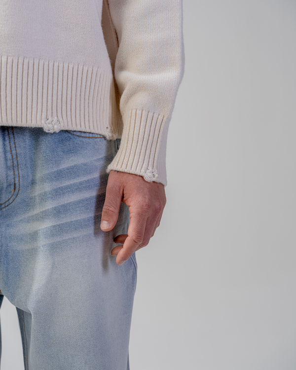 PULL EN MAILLE [BEIGE]