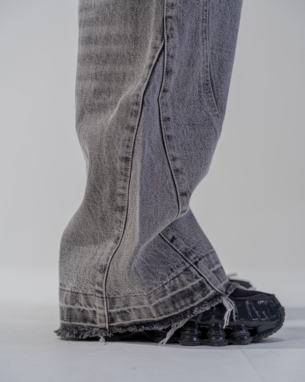 JEAN BAGGY FLARE [GRIS]