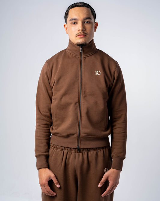VESTE DOUBLE ZIP [MOCHA]