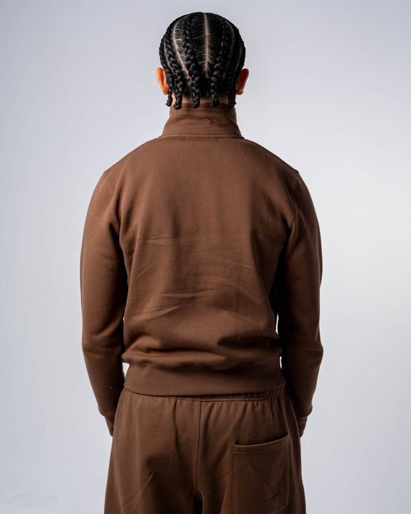 VESTE DOUBLE ZIP [MOCHA]