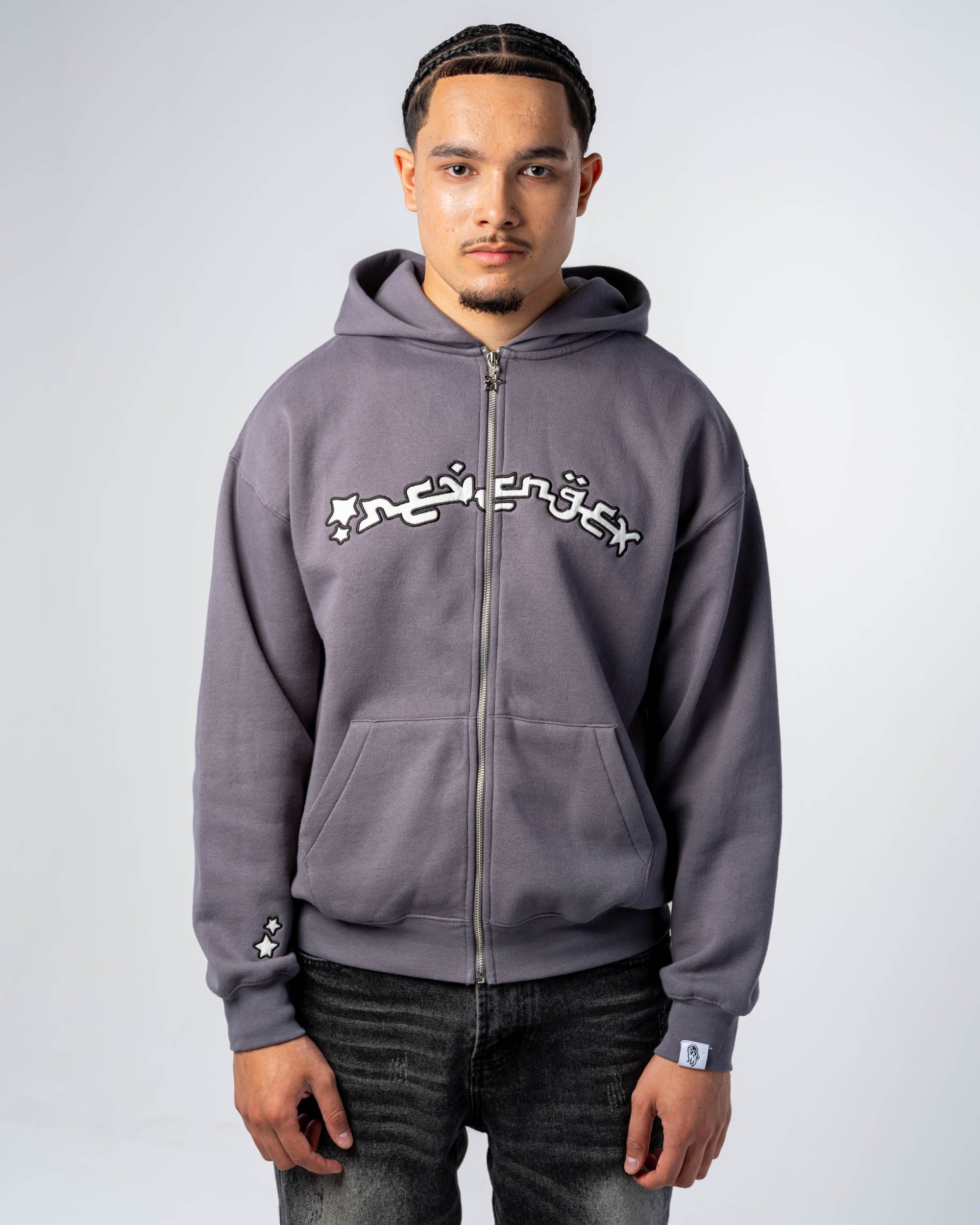 SWEAT ZIP ARABIC [GRIS]