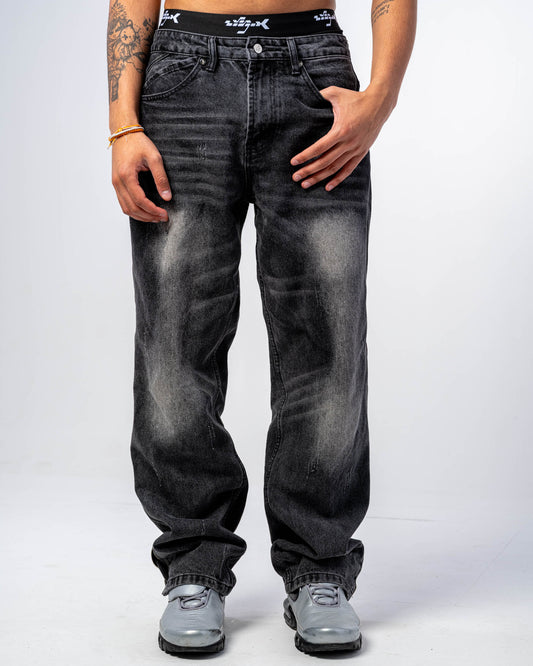 JEAN FLARE FIT ZIPPÉ