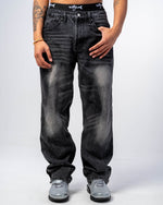 JEAN FLARE FIT ZIPPÉ [NOIR] thumbnail