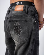 JEAN FLARE FIT ZIPPÉ [NOIR] thumbnail