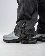 JEAN FLARE FIT ZIPPÉ [NOIR] thumbnail