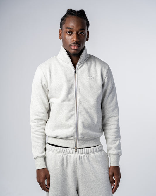 VESTE DOUBLE ZIP [GRIS]