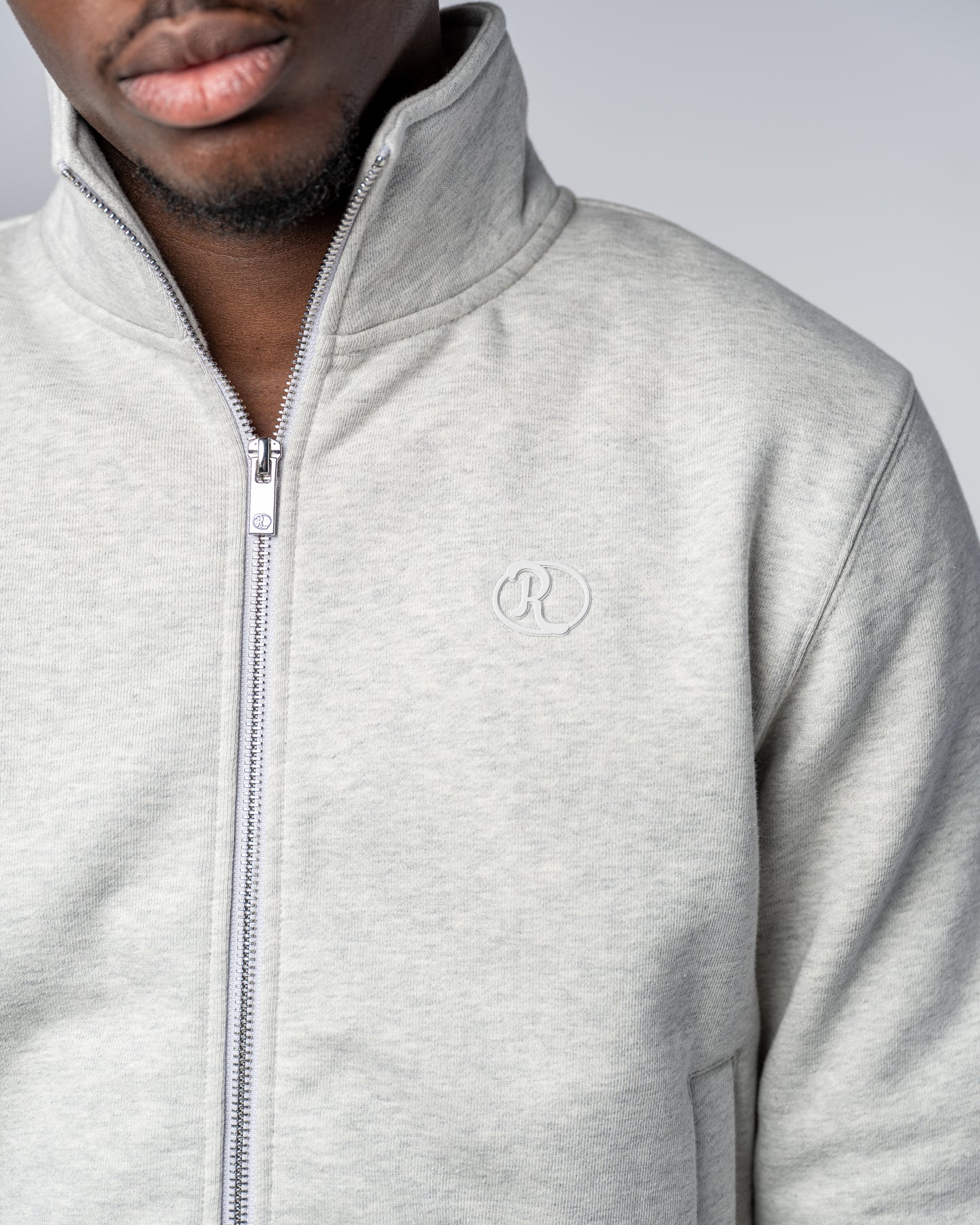 VESTE DOUBLE ZIP [GRIS]